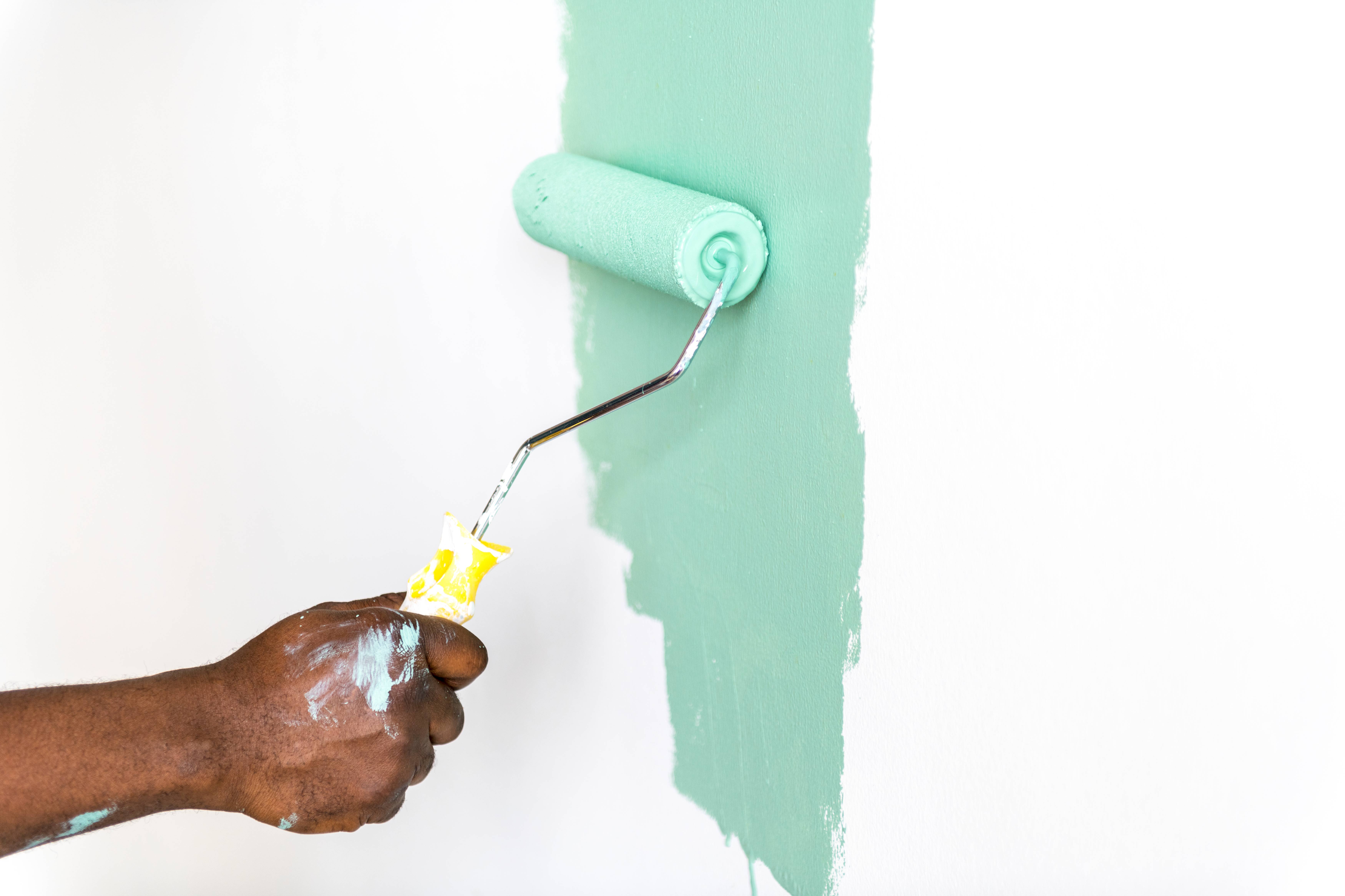 second coat wall painting